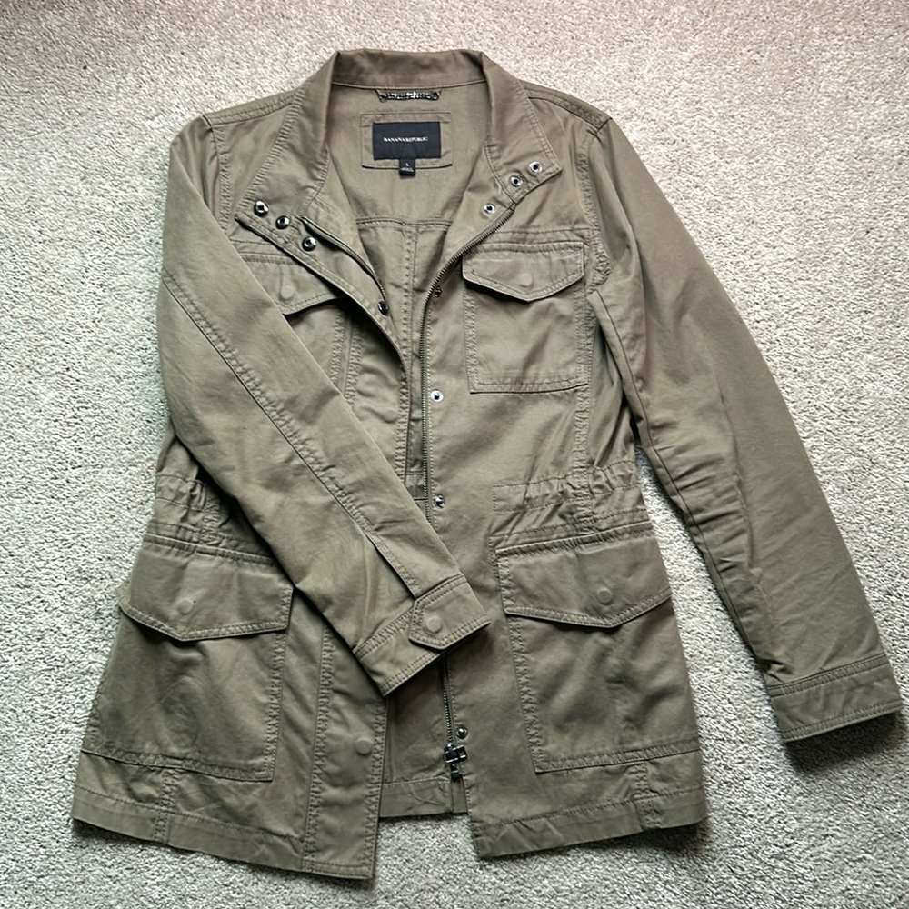 Banana Republic army green jacket